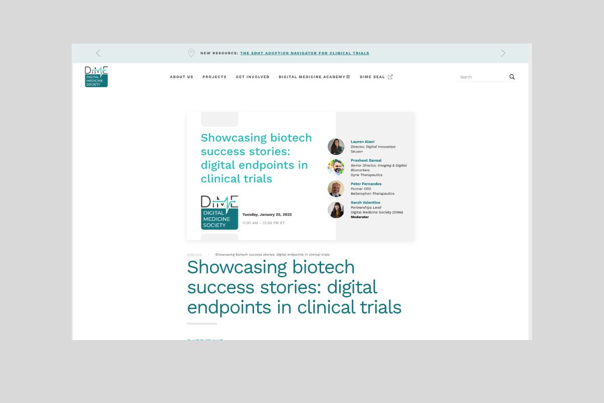 Digital Medicine Society (DiMe)